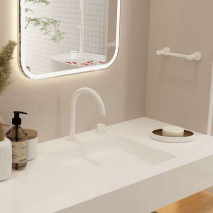 Nero Mecca Hob Basin Mixer with Round Swivel Spout