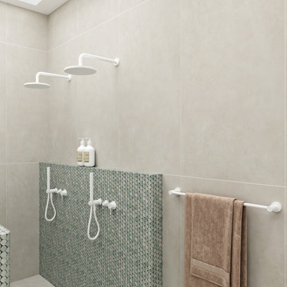 Nero Mecca Single Towel Rail 800mm  / NR1930MW