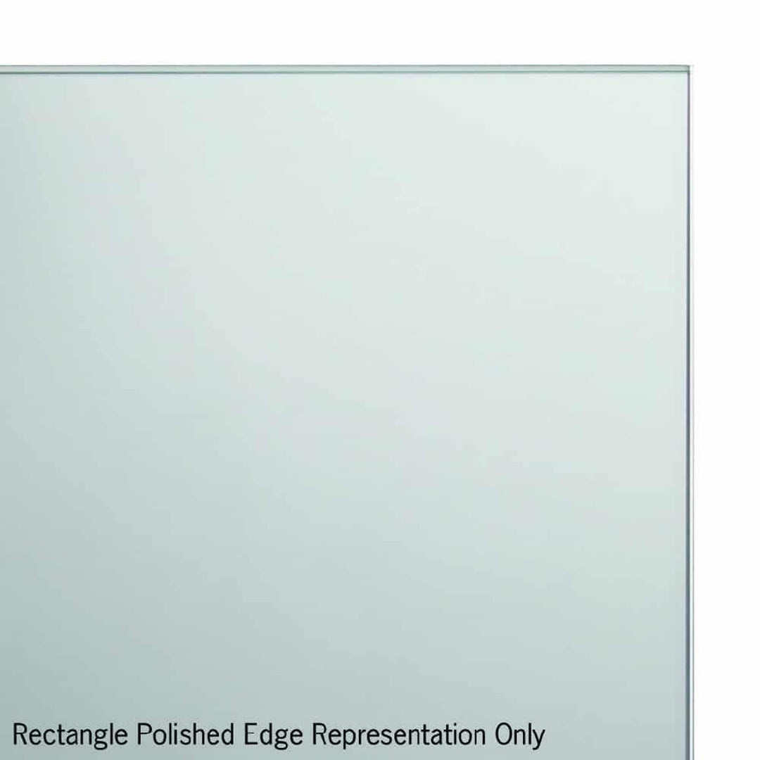 Thermogroup Sierra Rectangle Polished Edge Mirror with Sandblasted Border