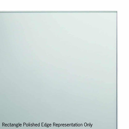 Thermogroup Sierra Rectangle Polished Edge Mirror with Sandblasted Border