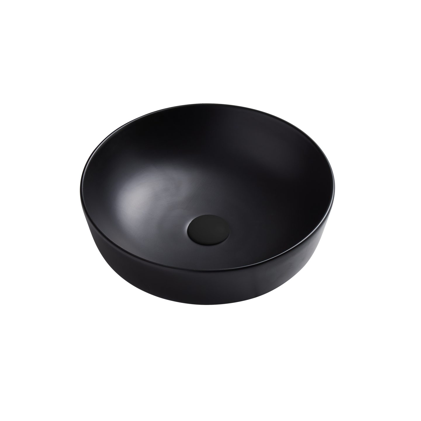 Oliveri Naples Counter Top Circular Basin Black