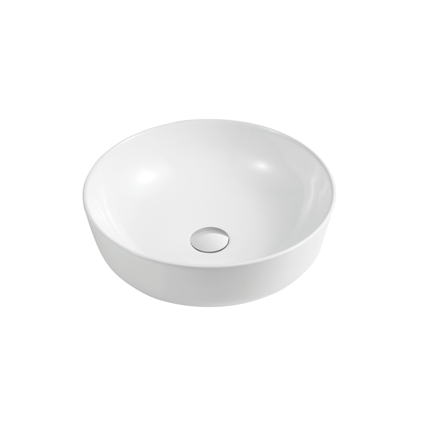 Oliveri Naples Counter Top Circular Basin White