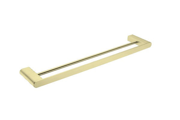 Nero Bianca Double Towel Rail 600mm Brushed  / NR9024dBG