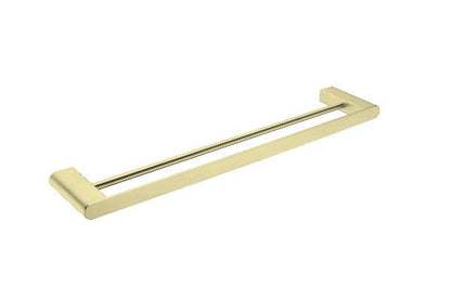 Nero Bianca Double Towel Rail 600mm Brushed  / NR9024dBG