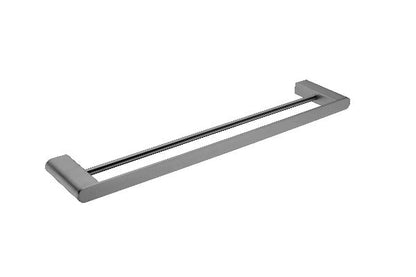 Nero Bianca Double Towel Rail 600mm  Grey / NR9024dGM