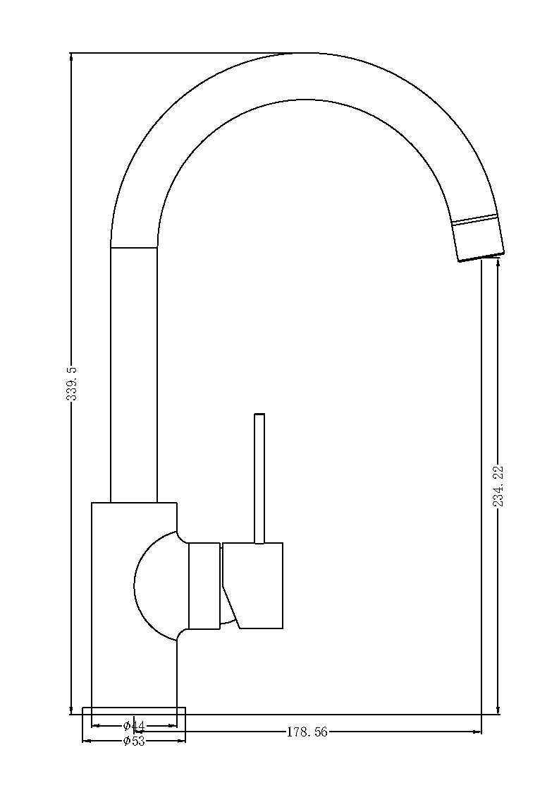 Nero Mecca Sink Mixer
