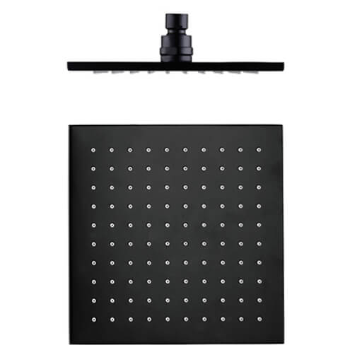 Nero 250mm Square  Shower Head  // NRROB1003MB
