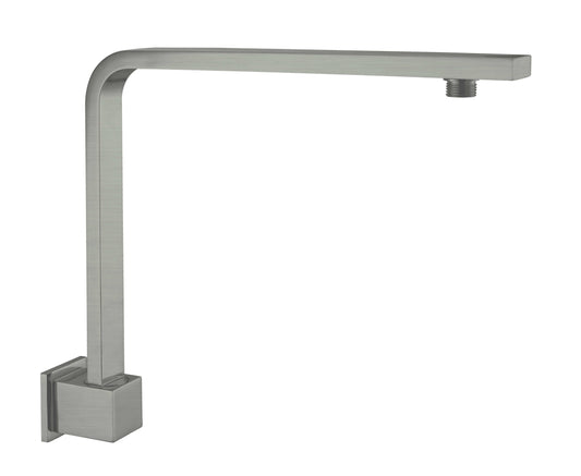 Nero Square Swivel Shower Arm,  Grey