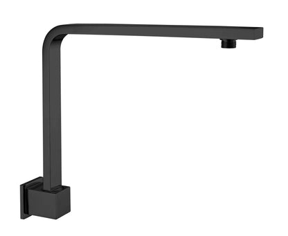 Nero Square Swivel Shower Arm
