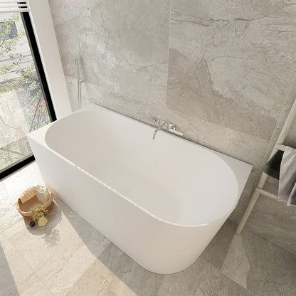 Nova Ultra-Thin Corner Bathtub - Gloss White - 1500mm / Left