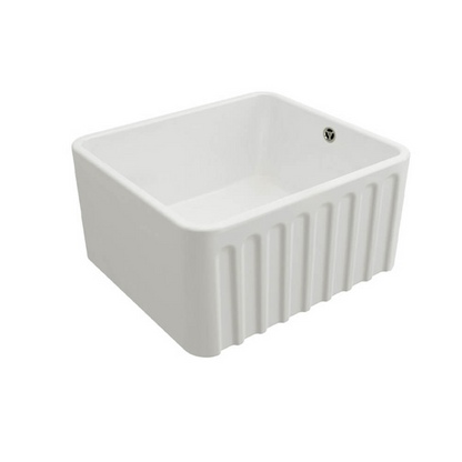Turner Hastings Novi 50 x 46 Fireclay Butler Sink Includes Overflow