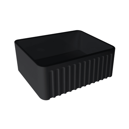 Turner Hastings Novi 60 x 46 Fine Fireclay Butler Sink Matte Black