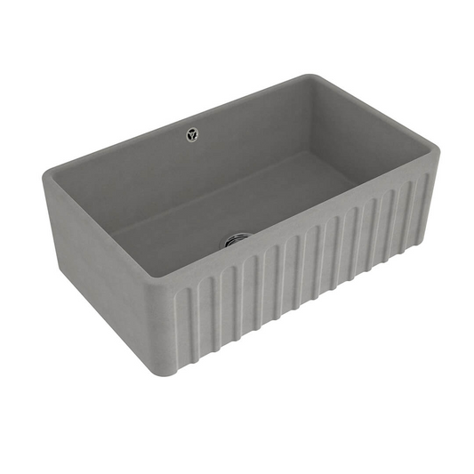 Turner Hastings Novi 75 x 46 Fireclay Butler Sink Includes Overflow
