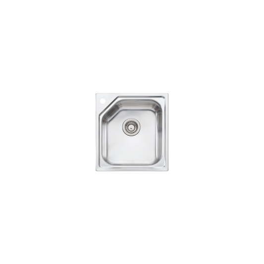 Oliveri Nu-Petite Standard Bowl Topmount Sink Stainless Steel