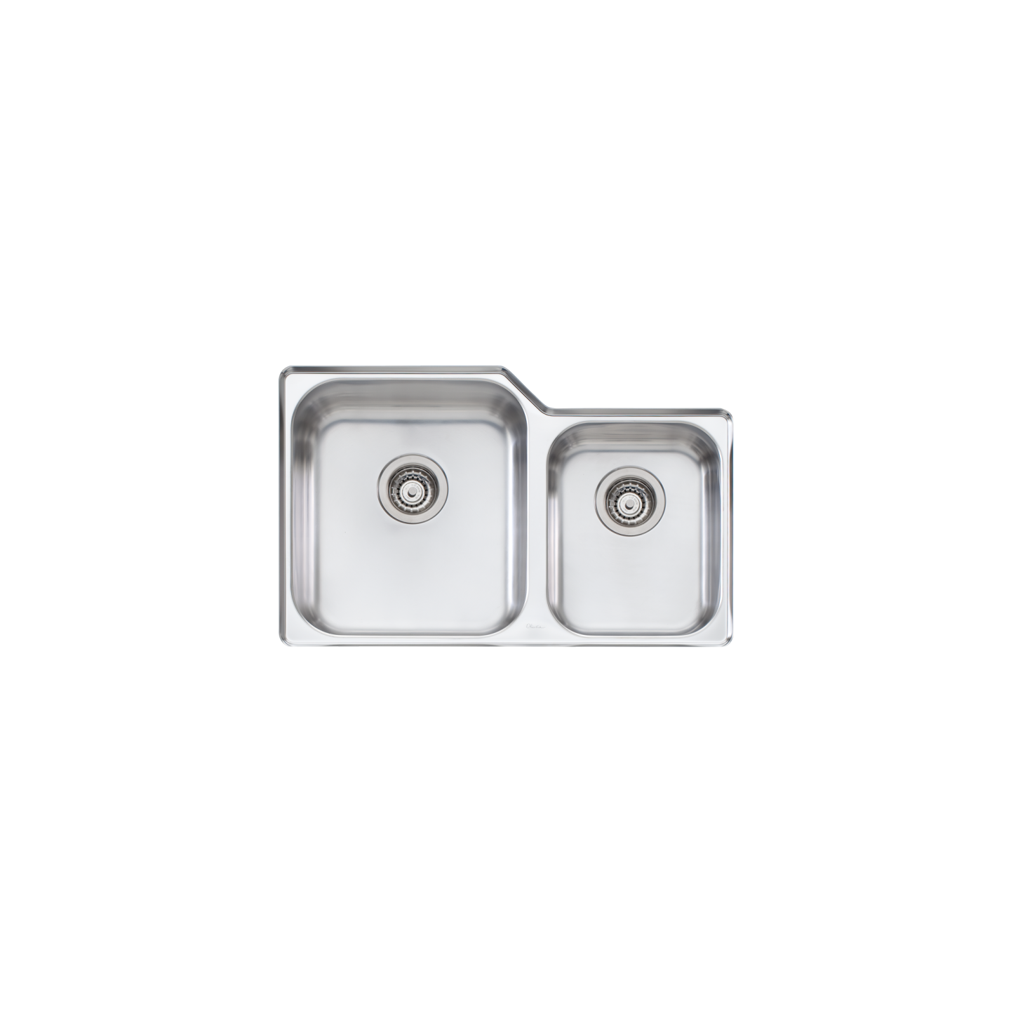 Oliveri Nu-Petite 1 And 3/4 Bowl Left Undermount Sink Stainless Steel