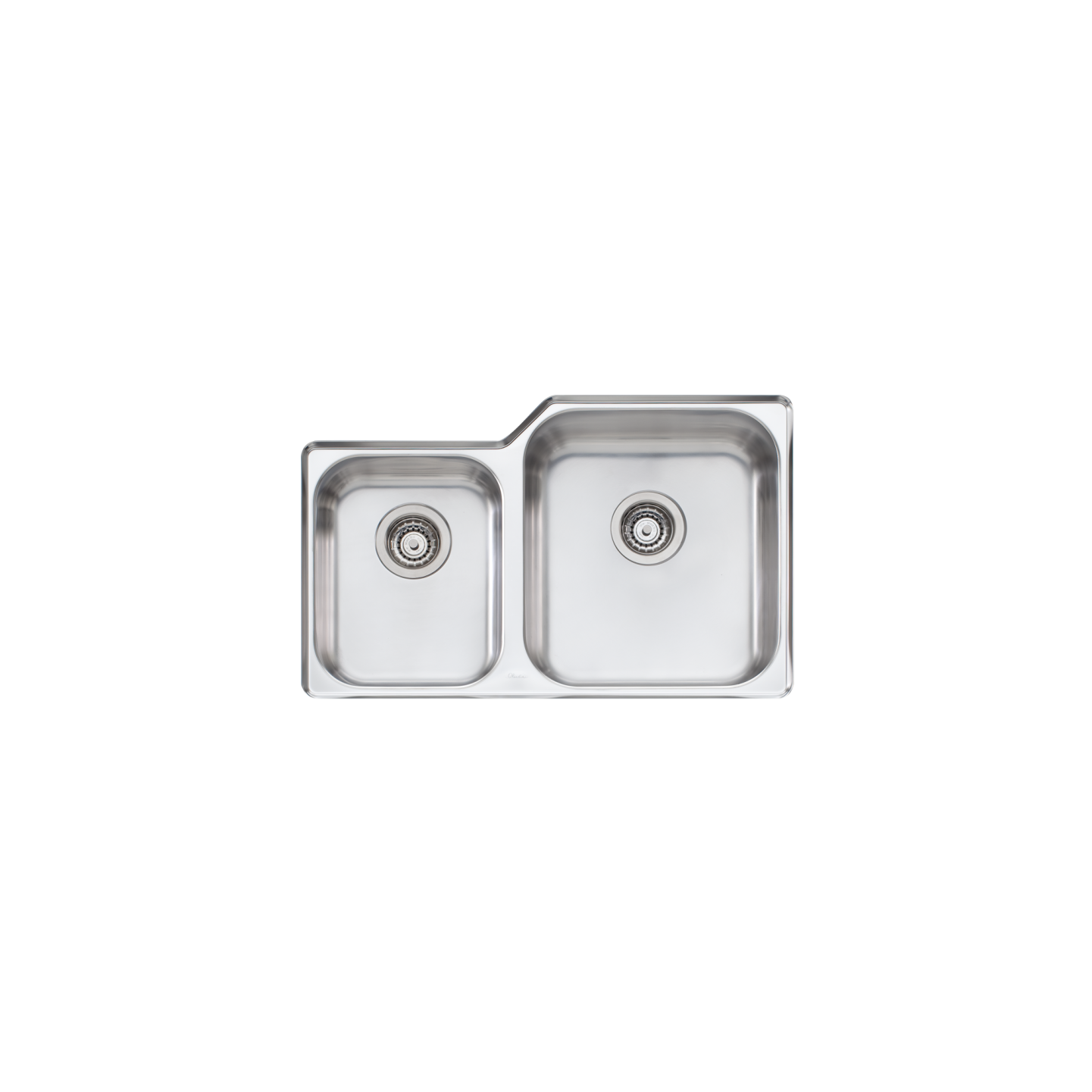 Oliveri Nu-Petite 1 And 3/4 Bowl Right Undermount Sink Stainless Steel