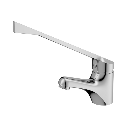 Classic Care Basin Mixer Extended Handle Chrome