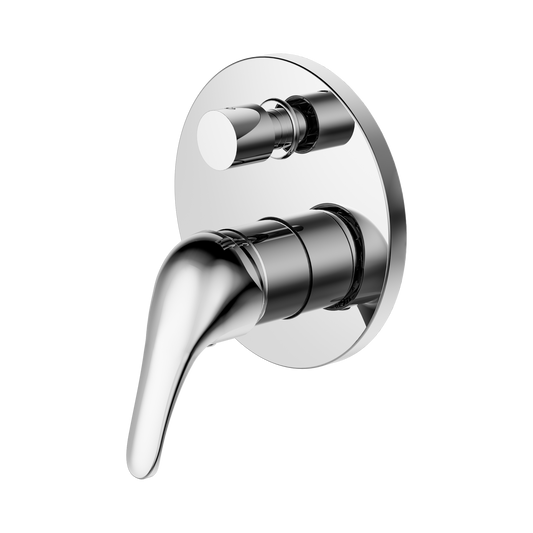 Classic Shower Mixer With Diverter Chrome