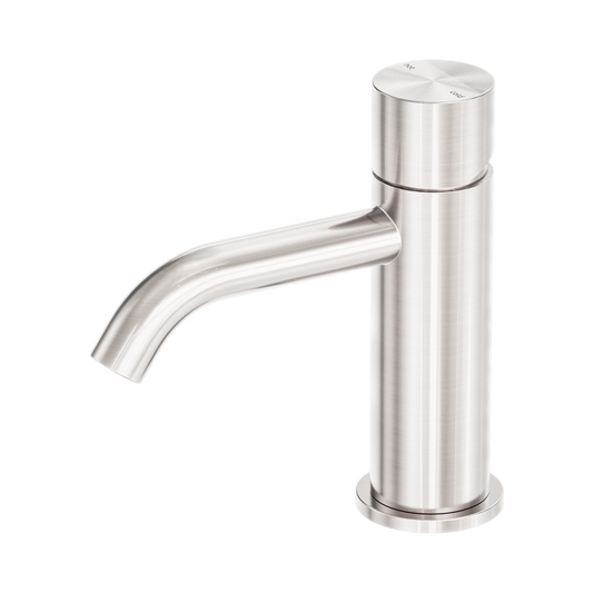 Zen SS316L Basin Mixer Handless Brushed Nickel