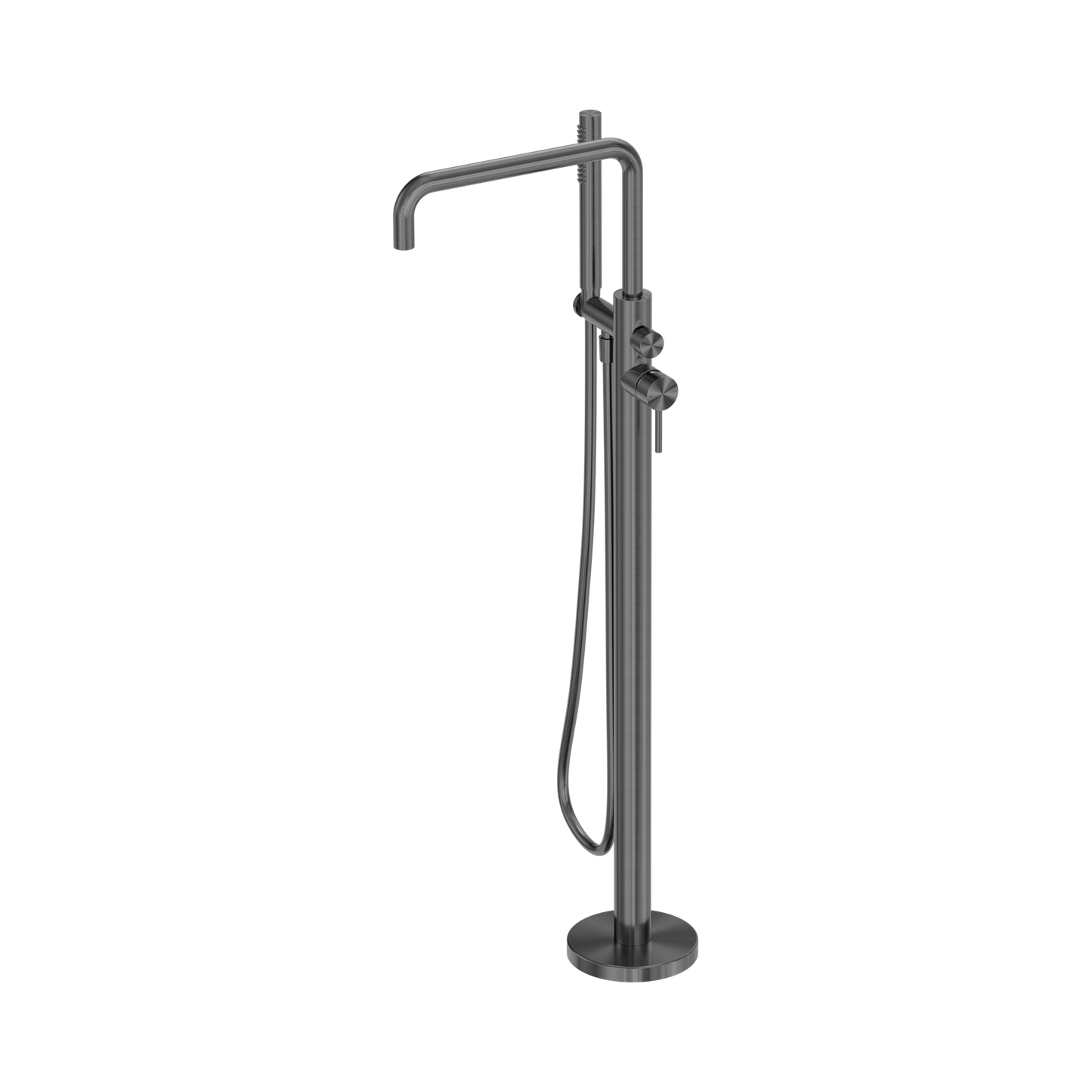 Zen SS316L Freestanding Bath Mixer Graphite