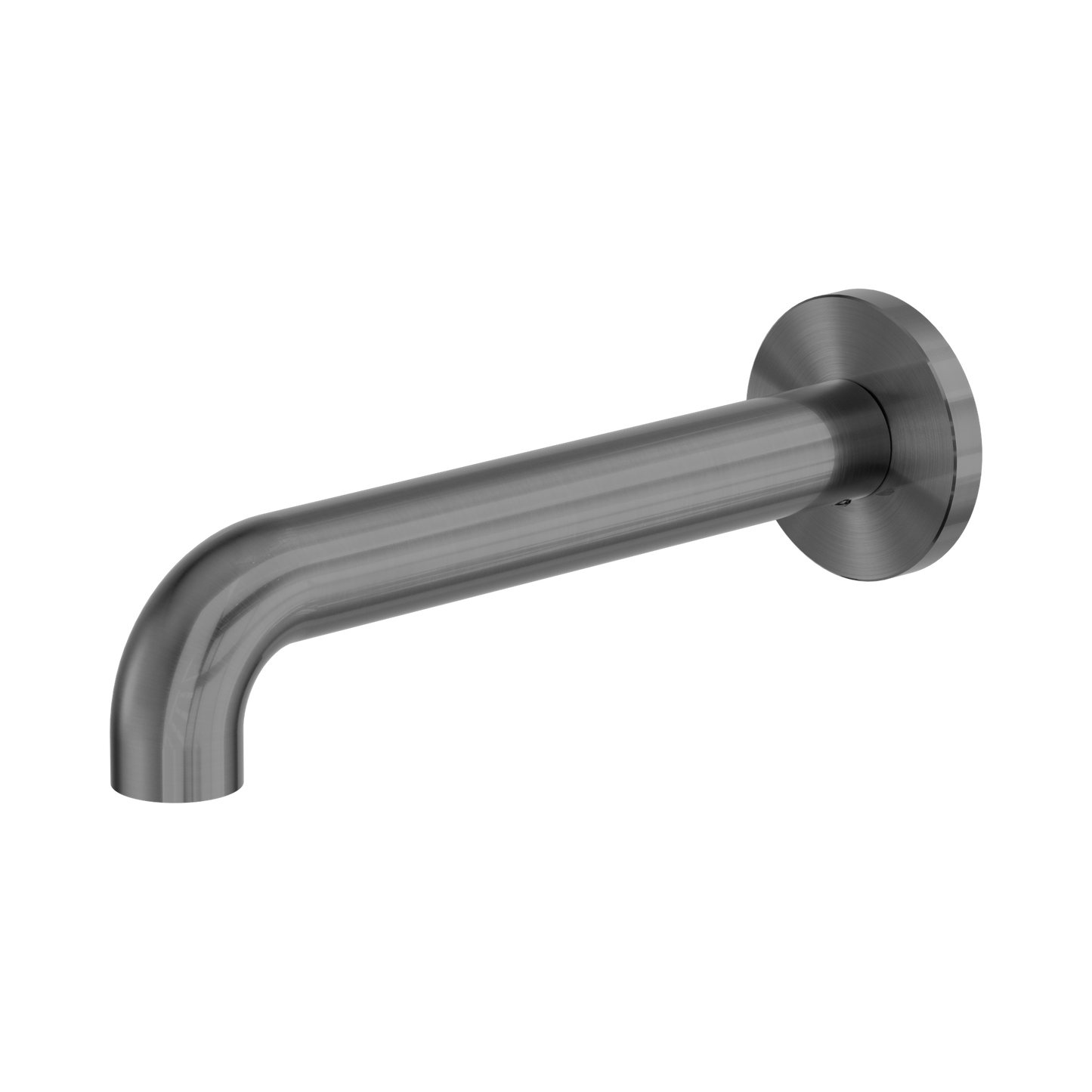 Zen SS316L Round Basin/Bath Spout Only 185mm Graphite