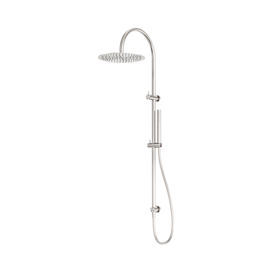 Zen SS316L Twin Shower Brushed Nickel