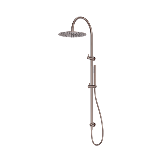 Zen SS316L Twin Shower Brushed Bronze