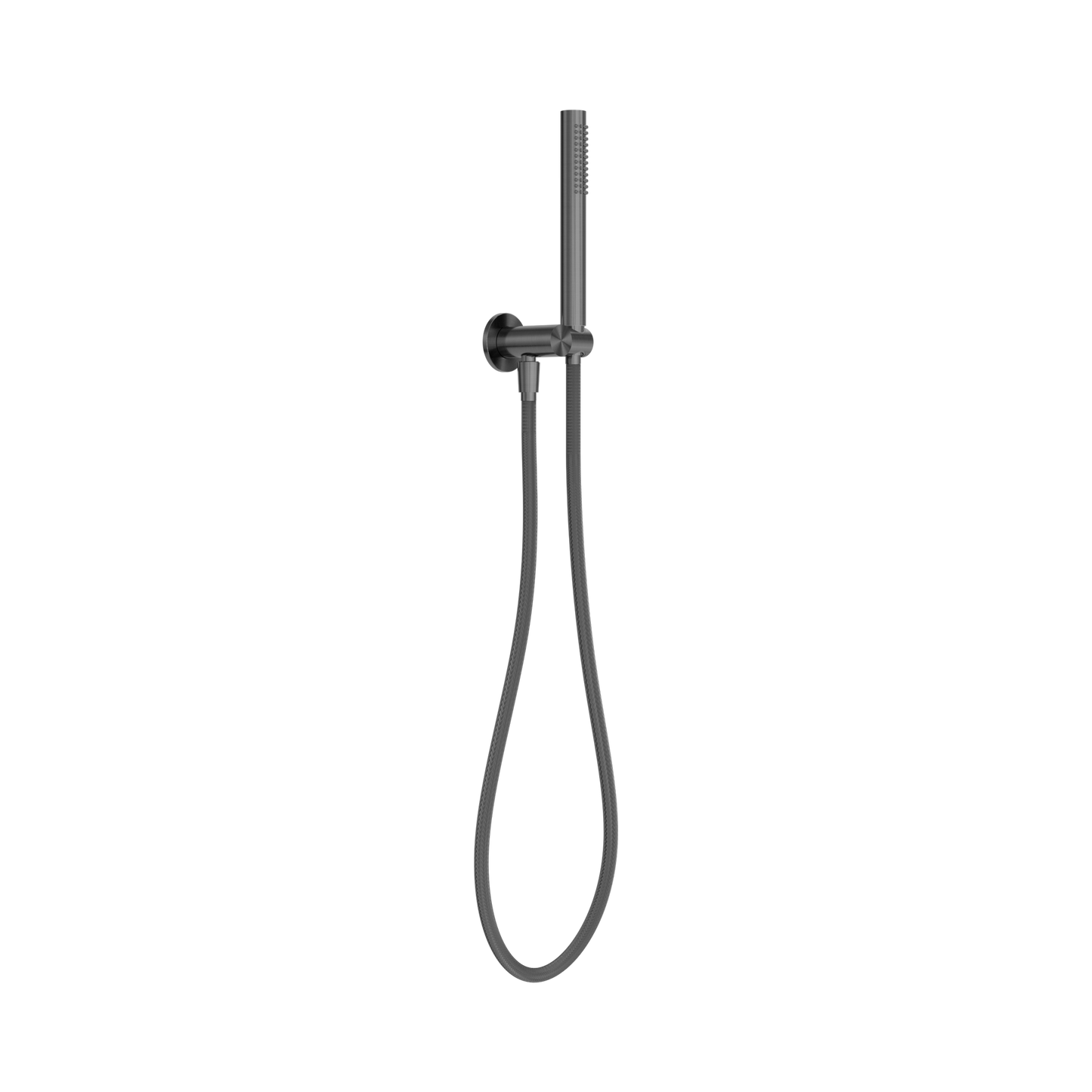 Zen SS316L Shower On Bracket With Outdoor Shower Hose Graphite
