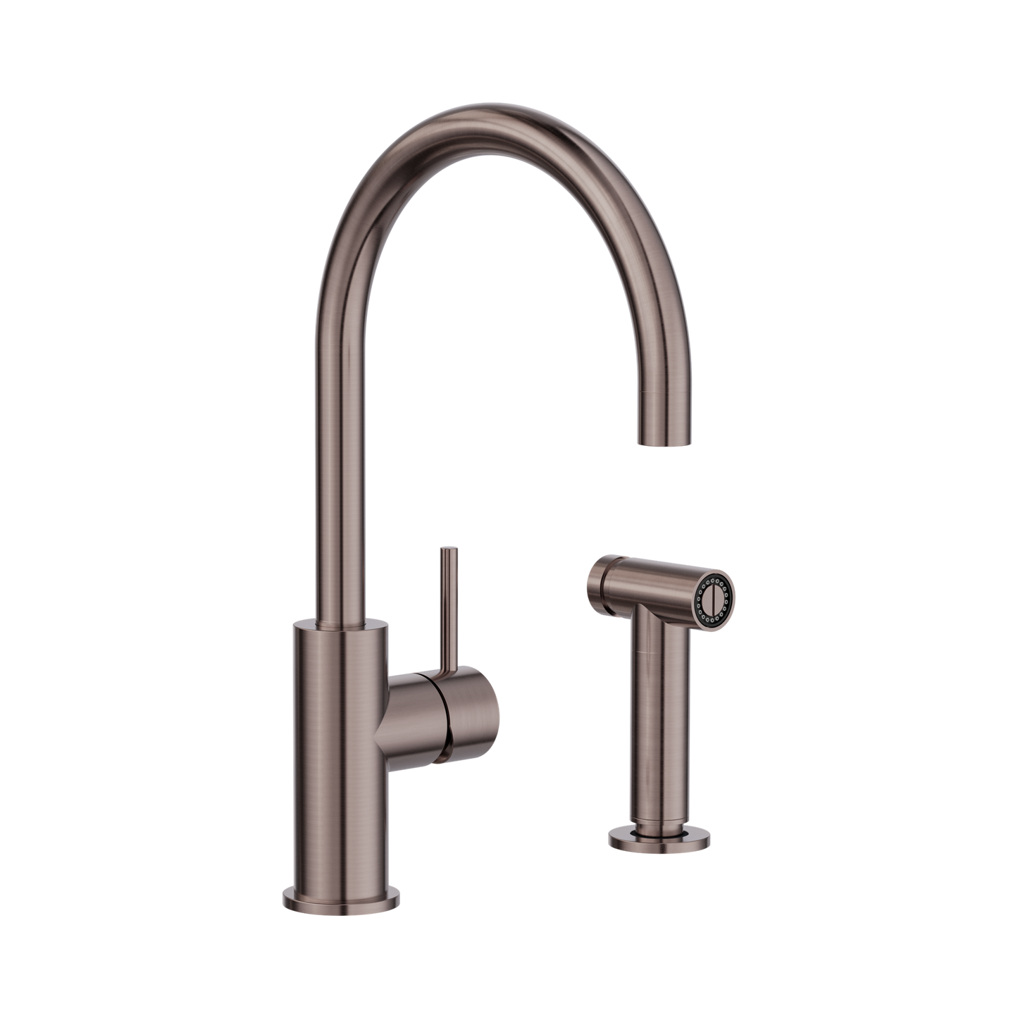 Zen SS316L Kitchen Mixer With Hand Spray Brushed Bronze