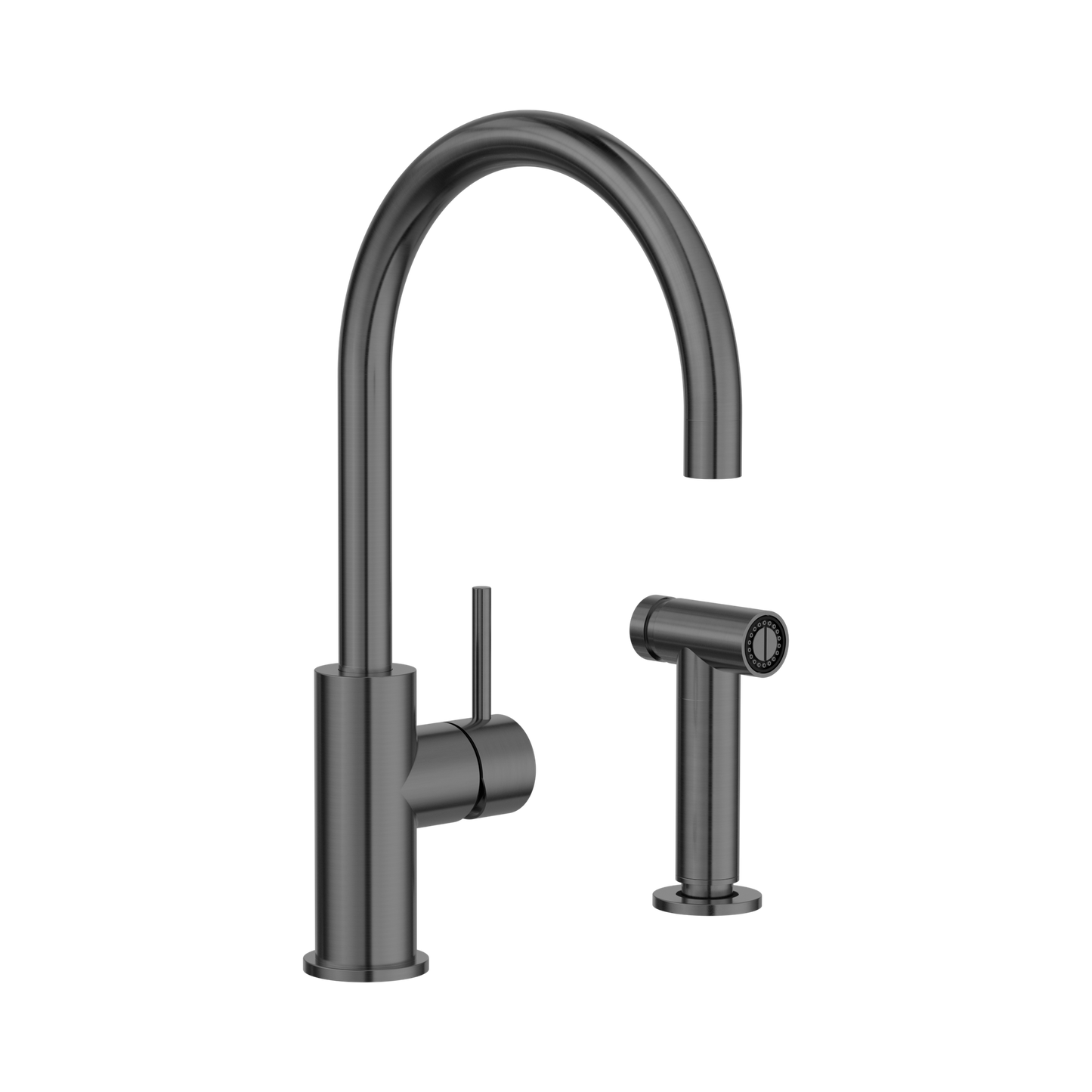 Zen SS316L Kitchen Mixer With Hand Spray Graphite