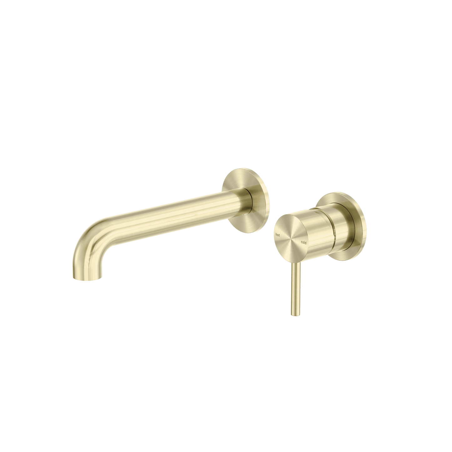 Zen SS 316L Wall Basin/Bath Mixer Separate Back Plate 185MM Spout - Reno Spares