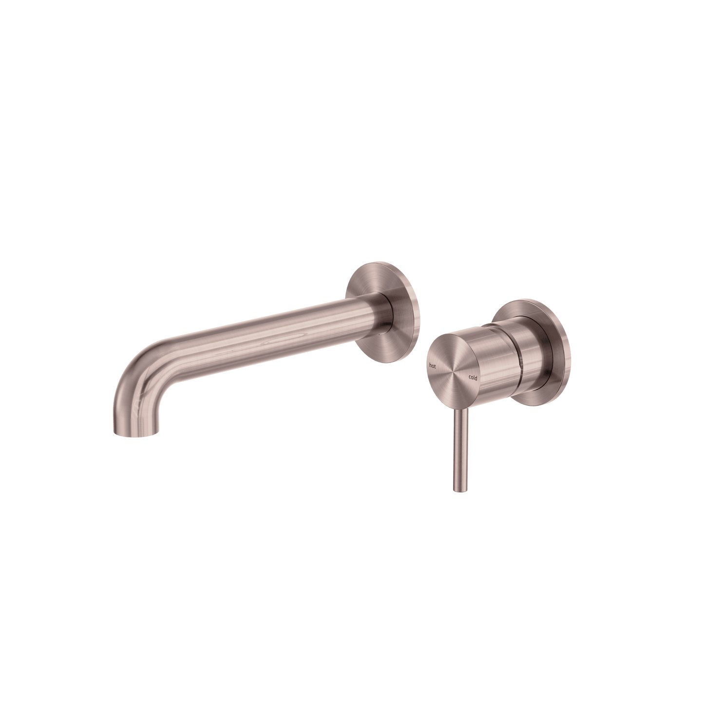 Zen SS 316L Wall Basin/Bath Mixer Separate Back Plate 185MM Spout - Reno Spares