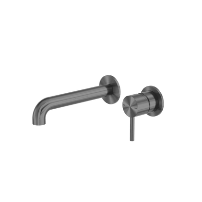 Zen SS 316L Wall Basin/Bath Mixer Separate Back Plate 185MM Spout - Reno Spares