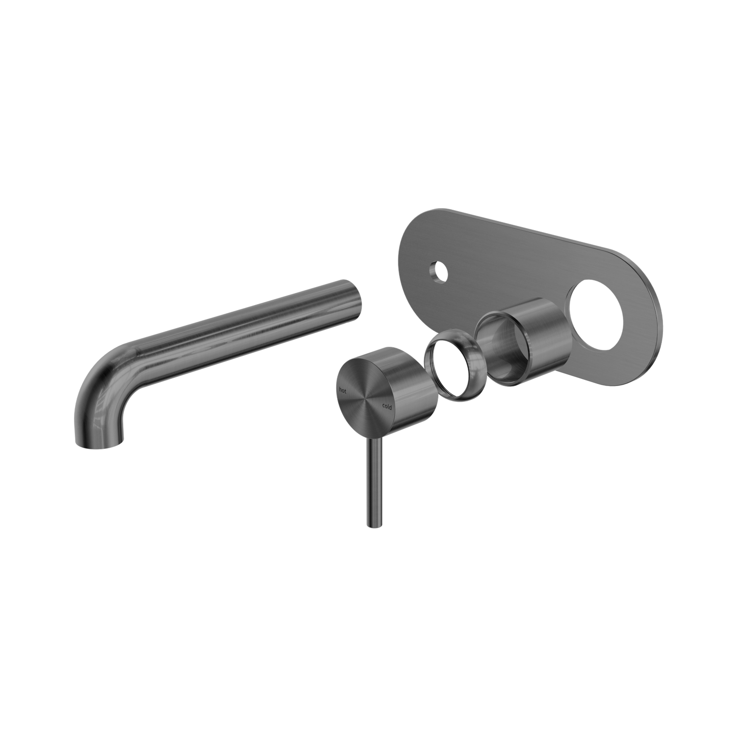 Zen SS316L Wall Basin/Bath Mixer 185mm Spout Trim Kits Only