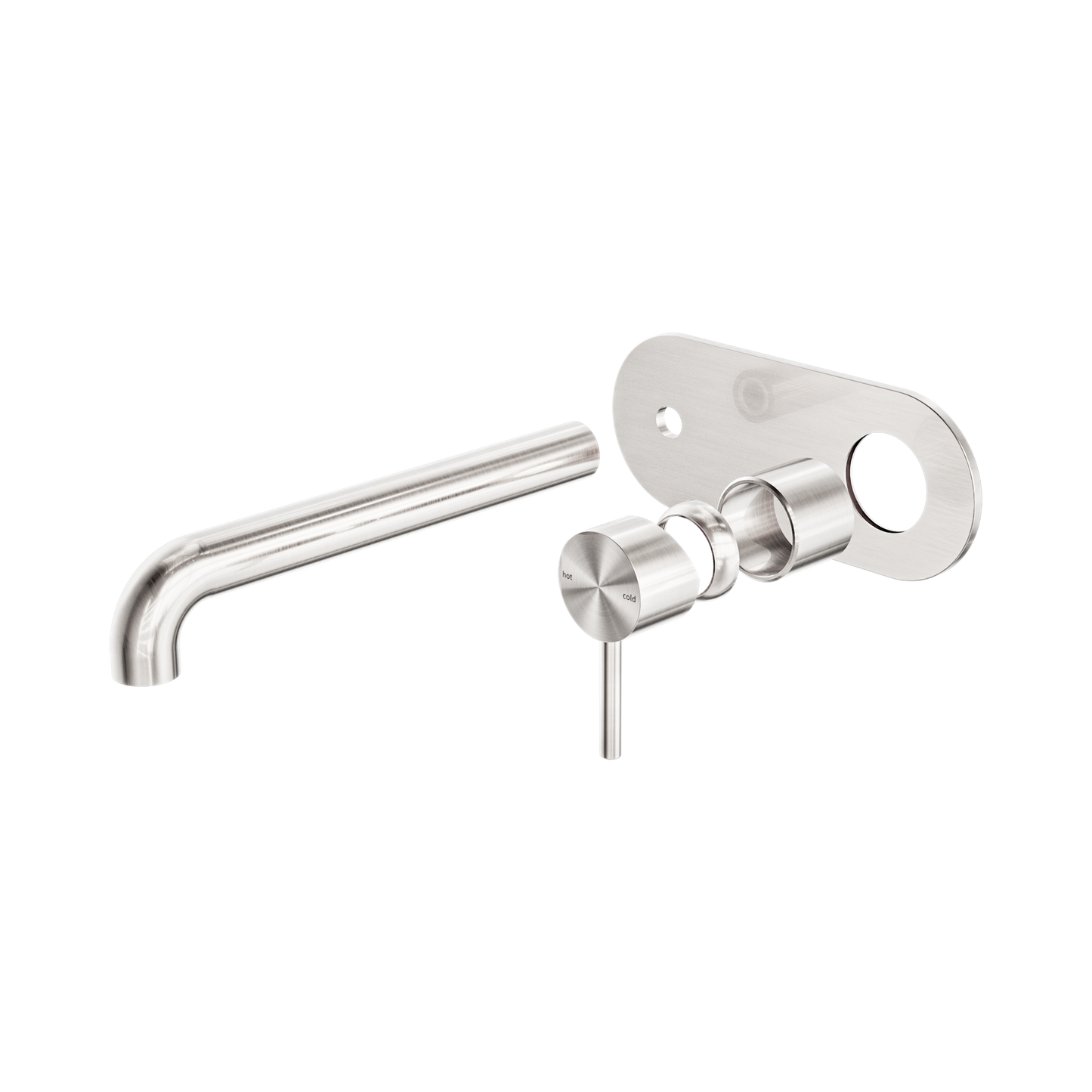 Zen SS316L Wall Basin/Bath Mixer 230mm Spout Trim Kits Only