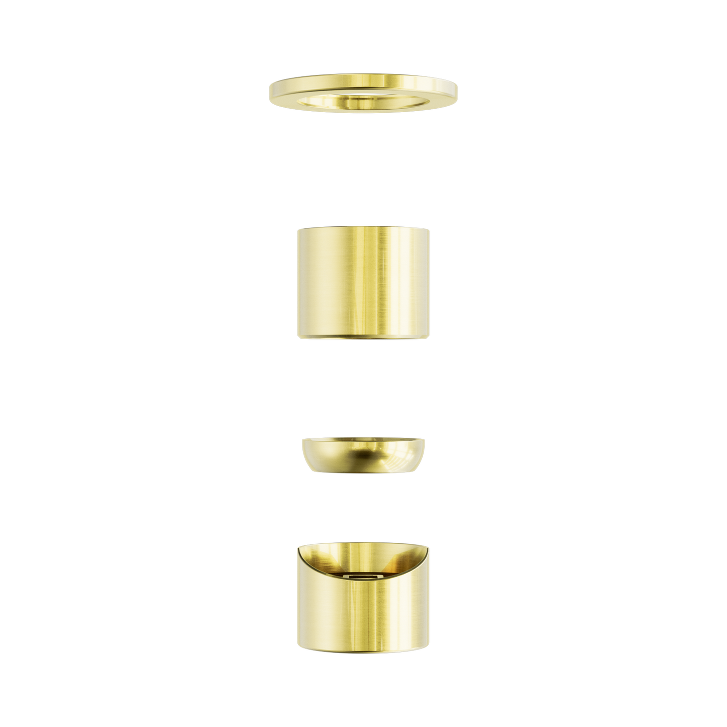 Zen SS316L Shower Mixer Trim Kits Only Brushed Gold