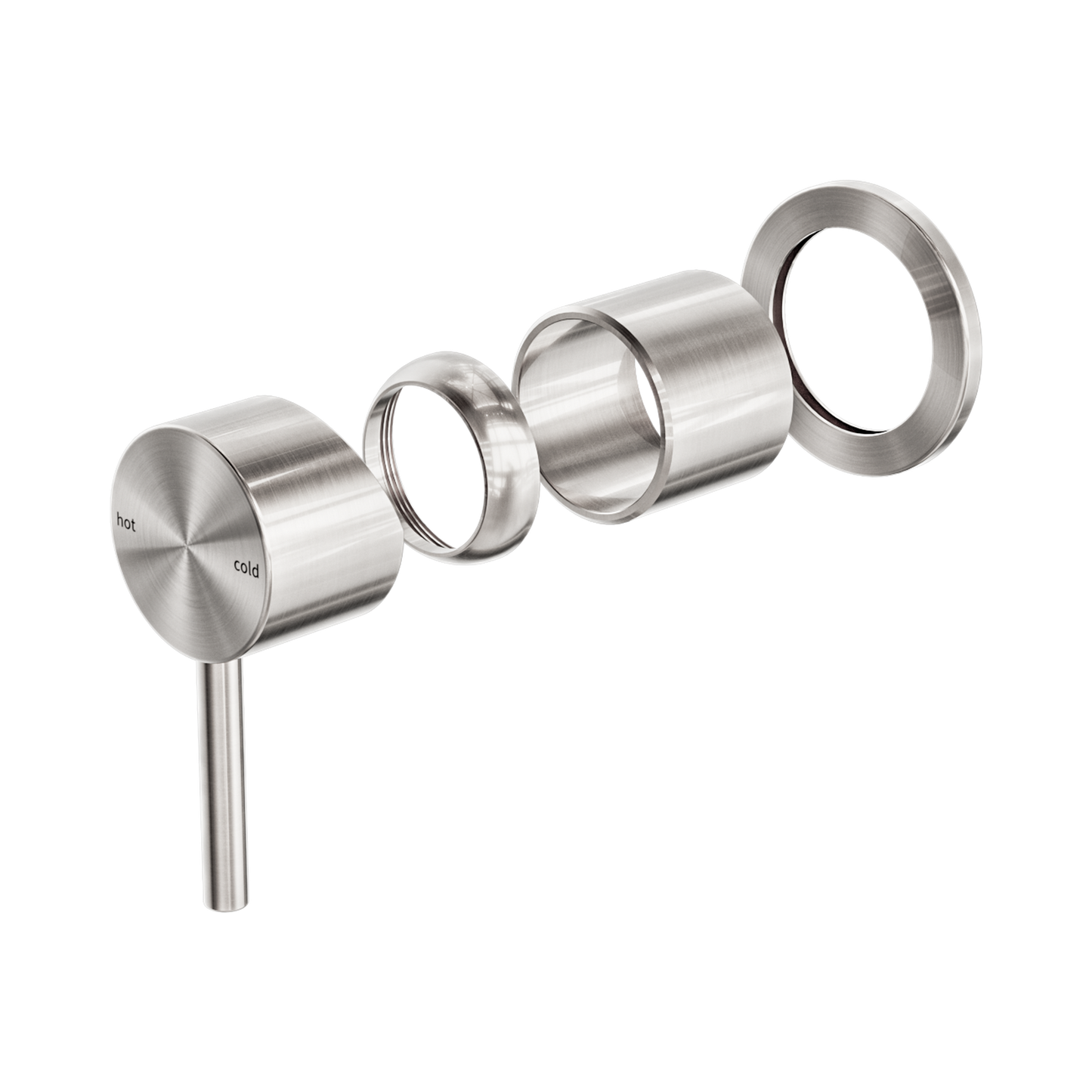 Zen SS316L Shower Mixer Trim Kits Only Brushed Nickel