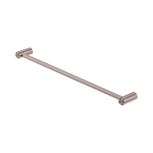 Zen SS316L Single Towel Rail 600mm Brushed Bronze