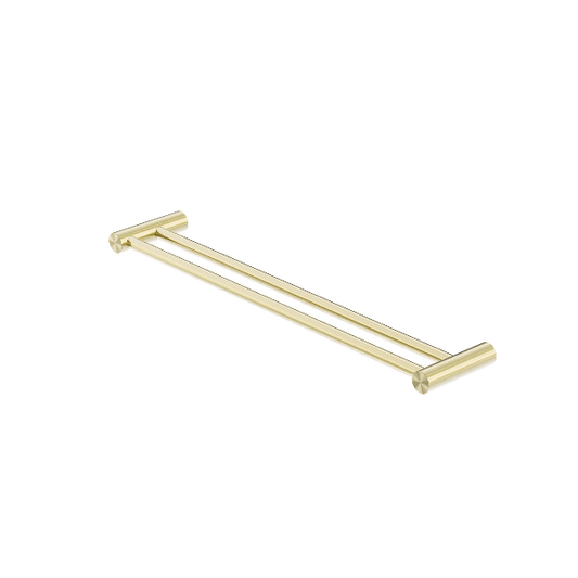 Nero Zen SS316L Double Towel Rail 600mm Brushed  NR1624dBG