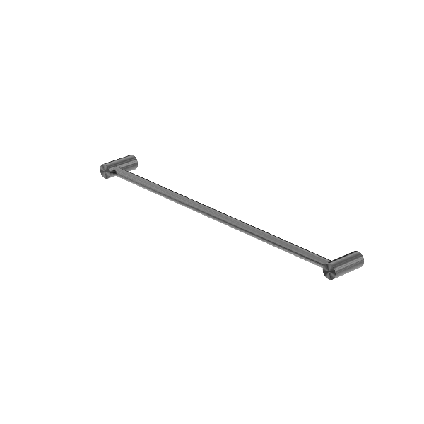 Nero Zen SS316L Single Towel Rail 600mm Graphite NR1624GR