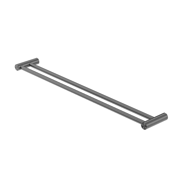 Nero Zen SS316L Double Towel Rail 800mm Graphite NR1630dGR