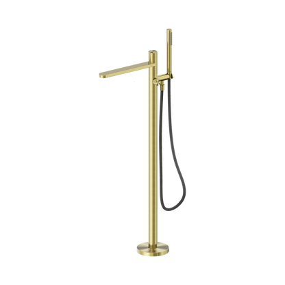Pure SS316L Progressive Freestanding Bath Mixer With Outdoor Shower Hose