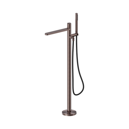 Pure SS316L Progressive Freestanding Bath Mixer With Outdoor Shower Hose