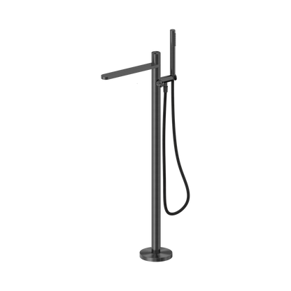 Pure SS316L Progressive Freestanding Bath Mixer With Outdoor Shower Hose