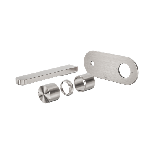Pure SS316L Progressive Wall Basin/Bath Mixer Trim Kits Only Brushed Nickel