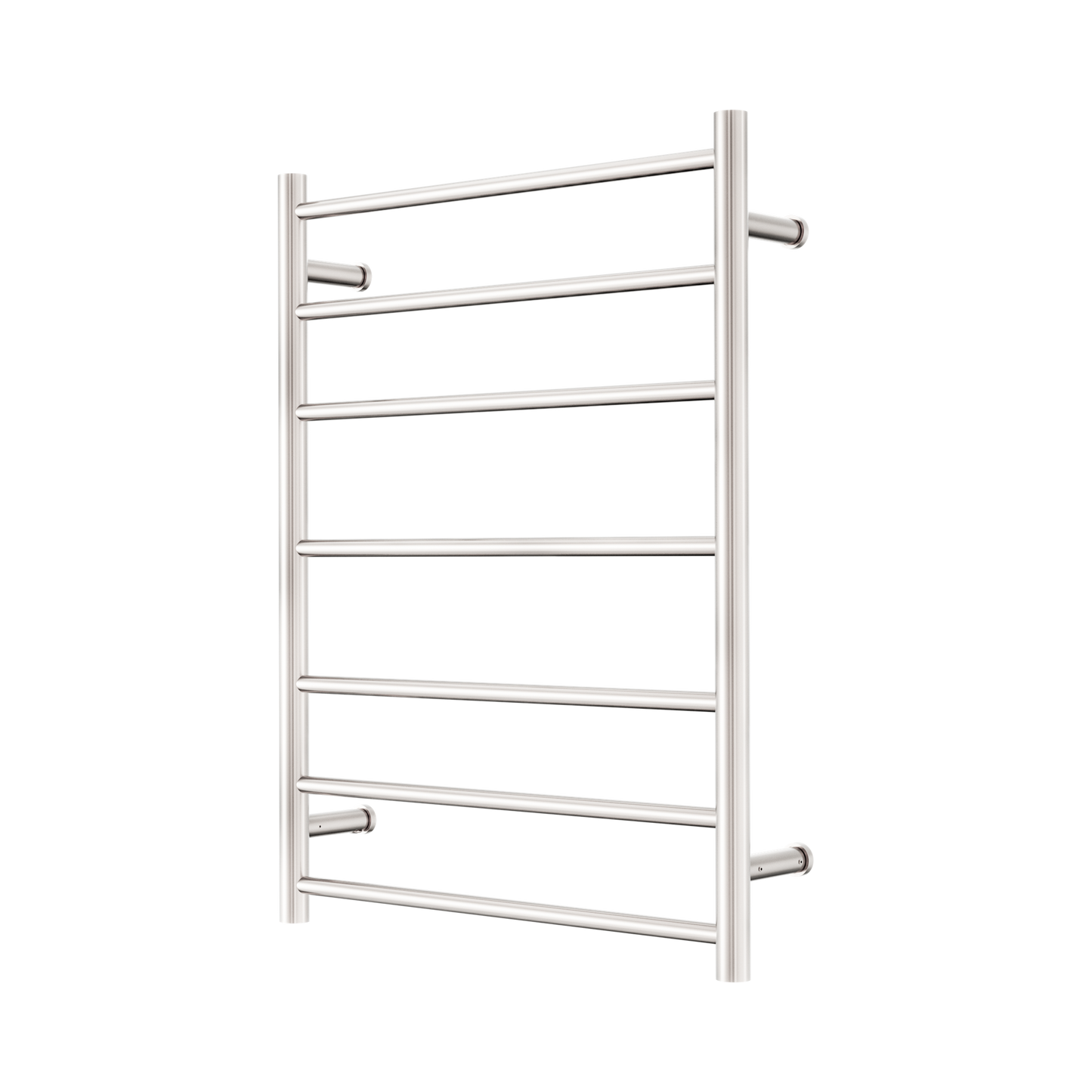 Mecca 240V 7 Bar Heated Towel Ladder Brushed Nickel