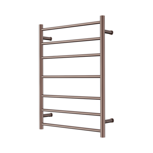 Mecca 240V 7 Bar Heated Towel Ladder Brushed Bronze