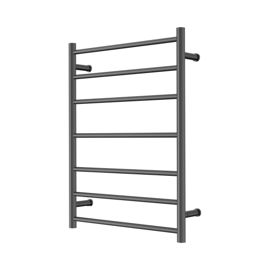 Mecca 240V 7 Bar Heated Towel Ladder Graphite