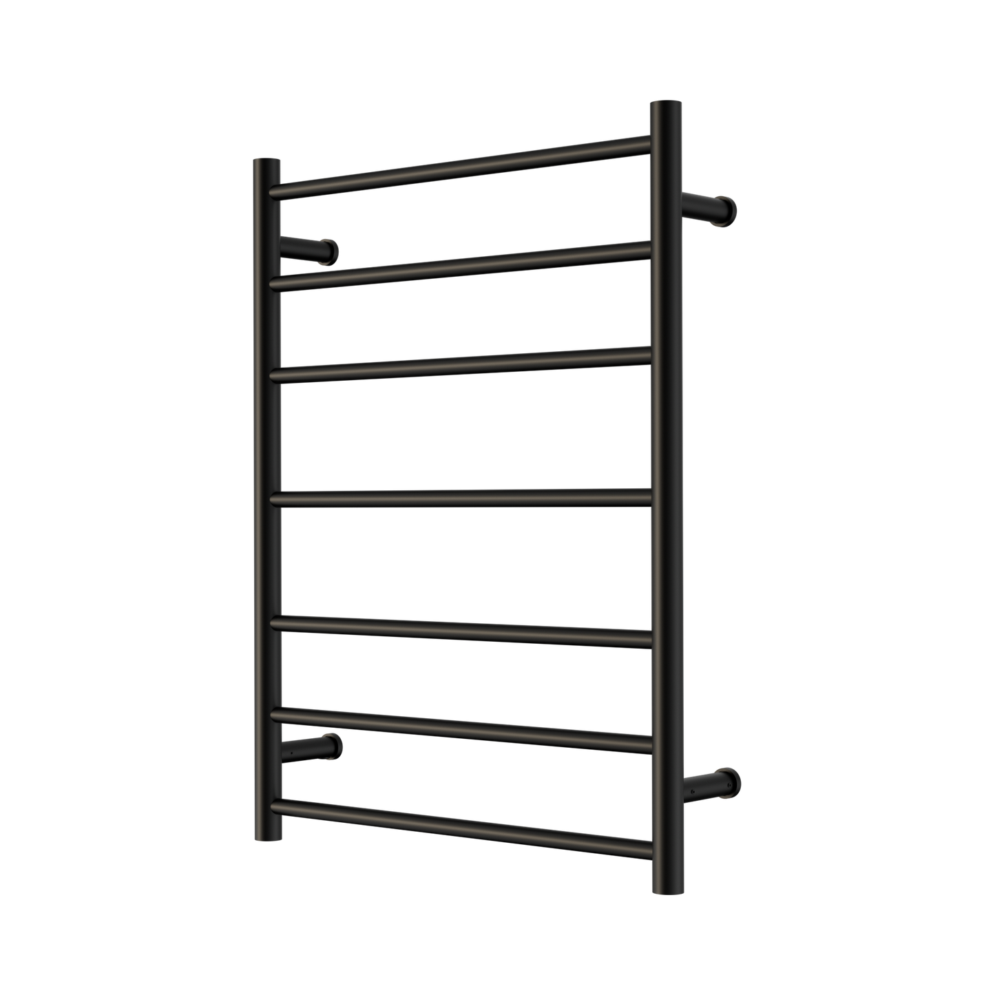 Mecca 240V 7 Bar Heated Towel Ladder Matte Black