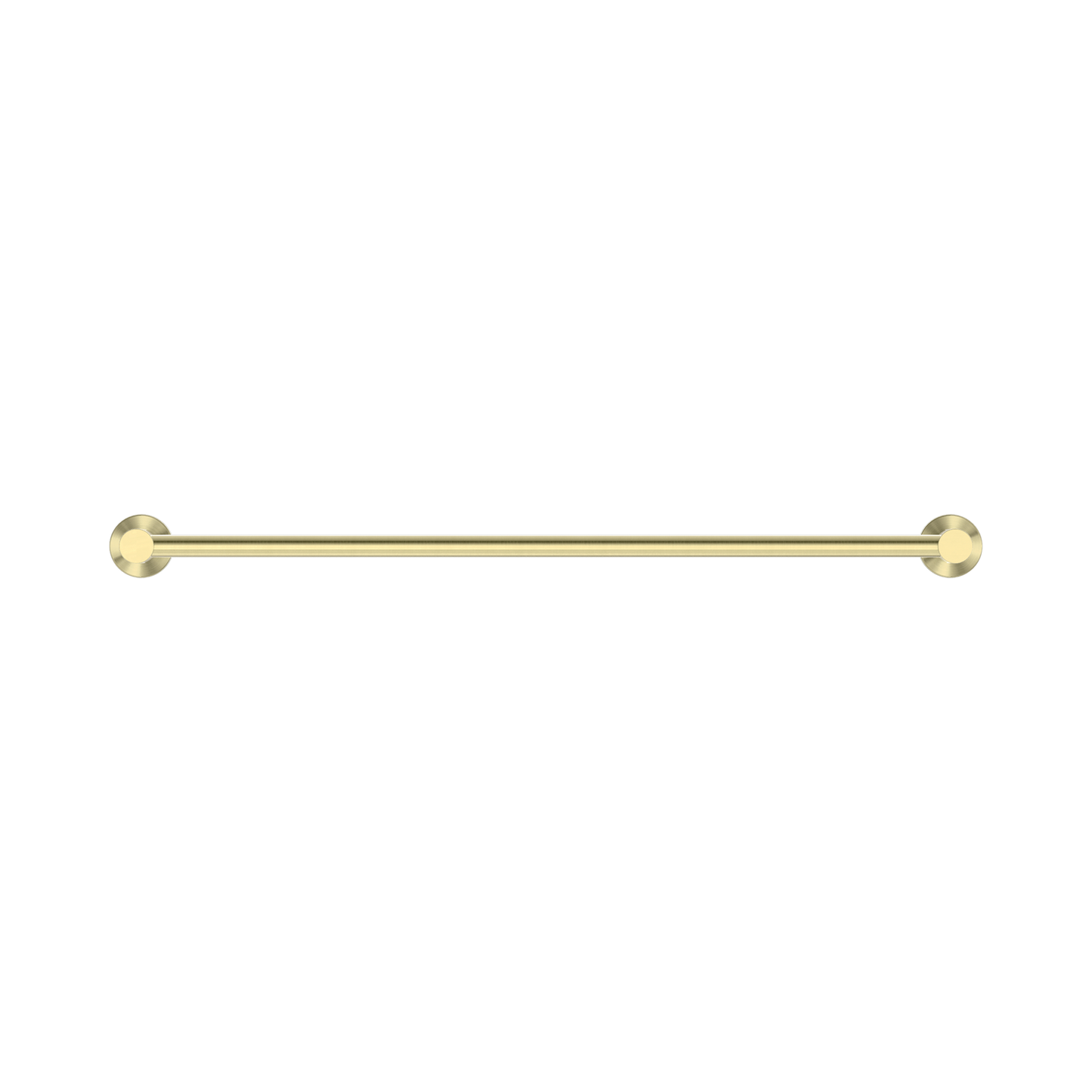 Mecca Single Towel Rail 600mm Brushed Gold